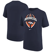 Youth Nike Navy Denver Broncos Icon Legend T-Shirt