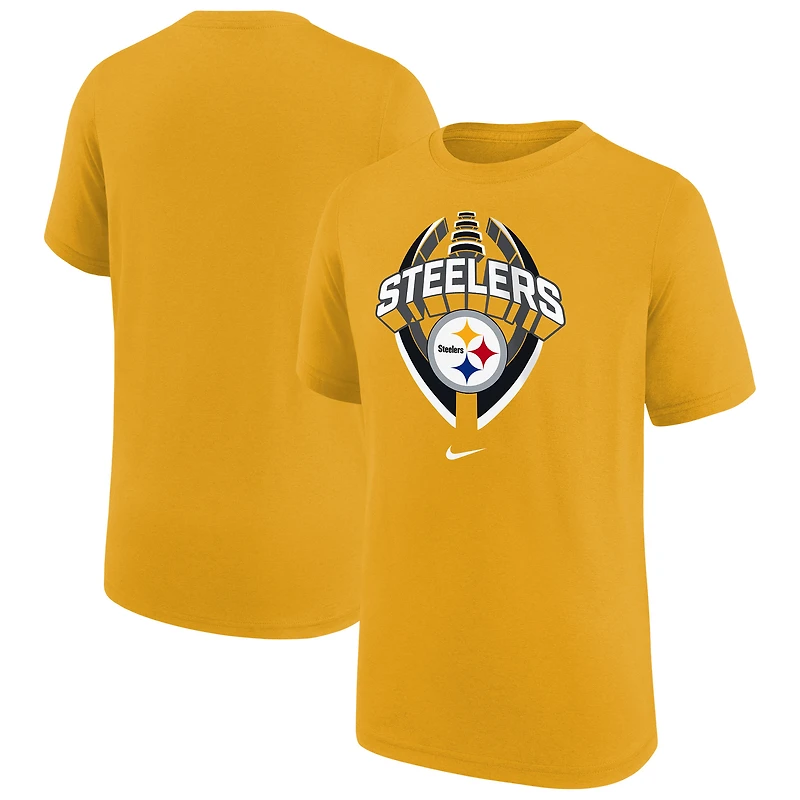 Youth Nike Gold Pittsburgh Steelers Icon Legend T-Shirt
