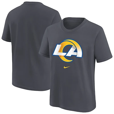 Youth Nike Anthracite Los Angeles Rams Primary Logo Legend T-Shirt