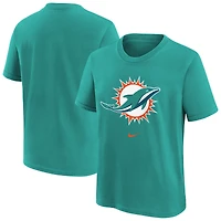 Youth Nike Aqua Miami Dolphins Primary Logo Legend T-Shirt