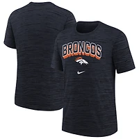 Youth Nike  Navy Denver Broncos Sideline Velocity Performance T-Shirt