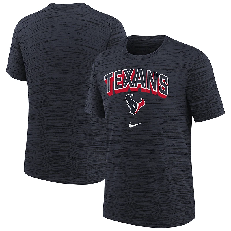 Youth Nike  Navy Houston Texans Sideline Velocity Performance T-Shirt