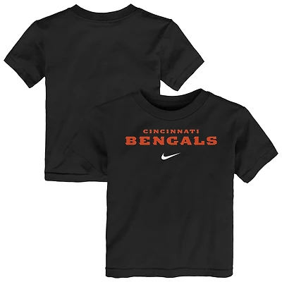 Toddler Nike Black Cincinnati Bengals Wordmark T-Shirt