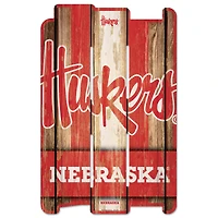 WinCraft Nebraska Huskers 11" x 17" Wood Plank Sign