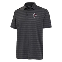 Men's Antigua  Heather Black Atlanta Falcons Urge Polo