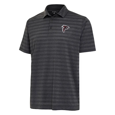 Men's Antigua  Heather Black Atlanta Falcons Urge Polo