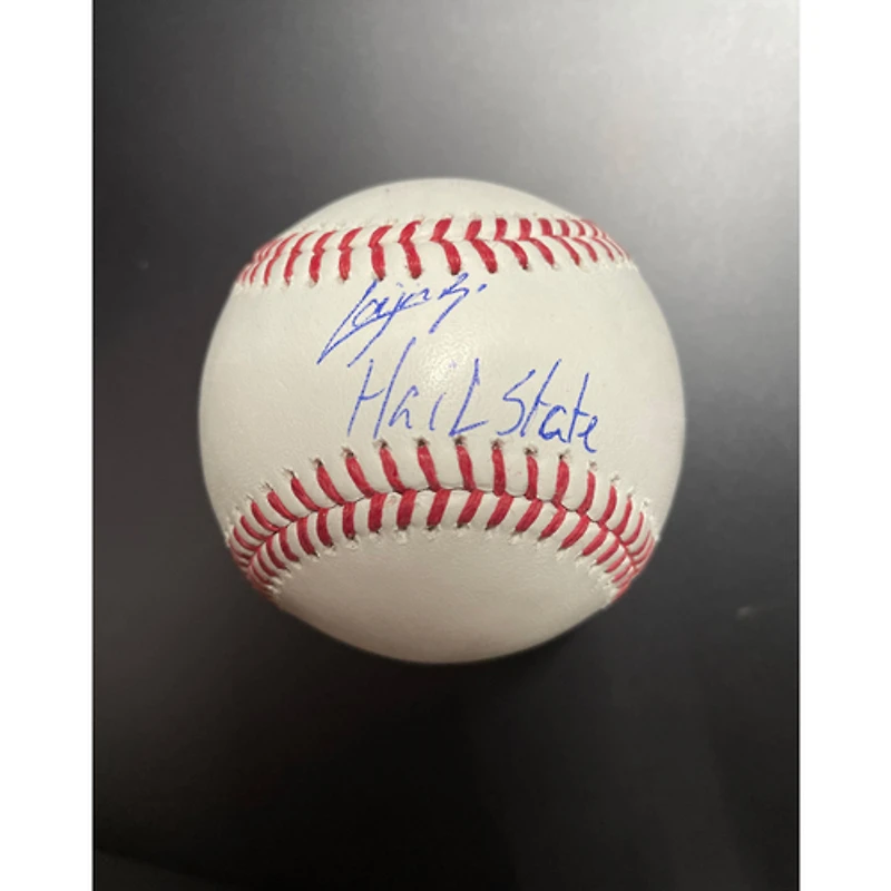 Jurrangelo Cijntje Seattle Mariners Autographed Baseball with "Hail State" Inscription