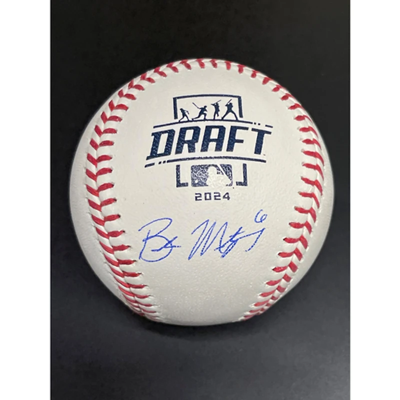 Braden Montgomery Chicago White Sox Autographed 2024 MLB Draft Baseball