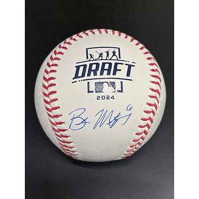 Braden Montgomery Chicago White Sox Autographed 2024 MLB Draft Baseball