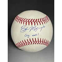 Braden Montgomery Chicago White Sox Autographed Baseball with "Gig Em!" Inscription