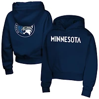 Girls Youth  Navy Minnesota Lynx Closer Pullover Hoodie