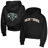 Girls Youth  Black New York Liberty Top Closer Fashion Pullover Hoodie