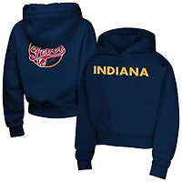 Girls Youth  Navy Indiana Fever Top Closer Fashion Pullover Hoodie