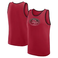 Men's Fanatics  Scarlet San Francisco 49ers Unmatched Success Tank Top