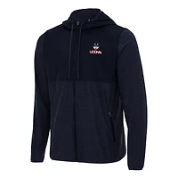 Men's Antigua Navy UConn Huskies Sway Full-Zip Hoodie Jacket