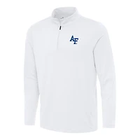 Men's Antigua White Air Force Falcons Reprocess Quarter-Zip Top