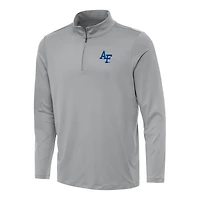 Men's Antigua Gray Air Force Falcons Reprocess Quarter-Zip Top