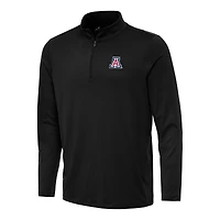 Men's Antigua Black Arizona Wildcats Reprocess Quarter-Zip Top