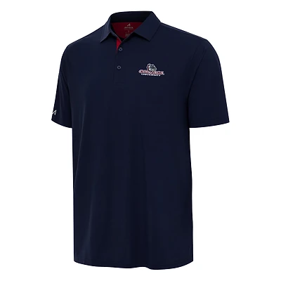Men's Antigua Navy/Red Gonzaga Bulldogs Era Polo