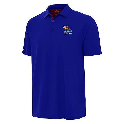 Men's Antigua Royal Kansas Jayhawks Era Polo