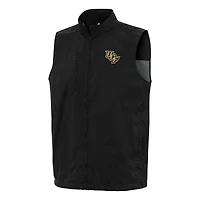 Men's Antigua  Black UCF Knights Brisk Full-Zip Vest
