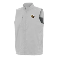 Men's Antigua  Gray UCF Knights Brisk Full-Zip Vest