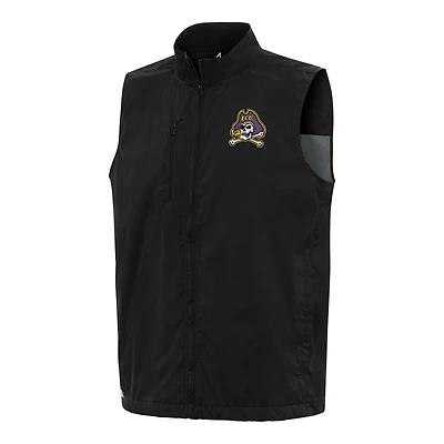 Men's Antigua ECU Pirates Brisk Full-Zip Vest