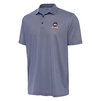 Men's Antigua Navy/White UConn Huskies Rings Polo