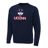 Men's Antigua Navy UConn Huskies Big & Tall Victory Crew Neck Pullover Sweatshirt