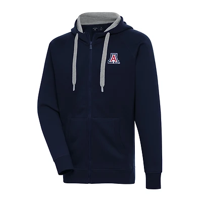 Men's Antigua Navy Arizona Wildcats Big & Tall Victory Full-Zip Hoodie Jacket