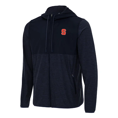 Men's Antigua Navy Syracuse Orange Sway Full-Zip Hoodie Jacket