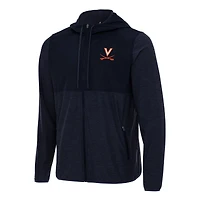 Men's Antigua Navy Virginia Cavaliers Sway Full-Zip Hoodie Jacket