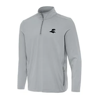 Men's Antigua  Gray Providence Friars Perilous Quarter-Zip Sweatshirt