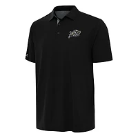 Men's Antigua Black/Gray Navy Midshipmen Era Polo