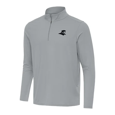 Men's Antigua Gray Providence Friars Intent Quarter-Zip Top