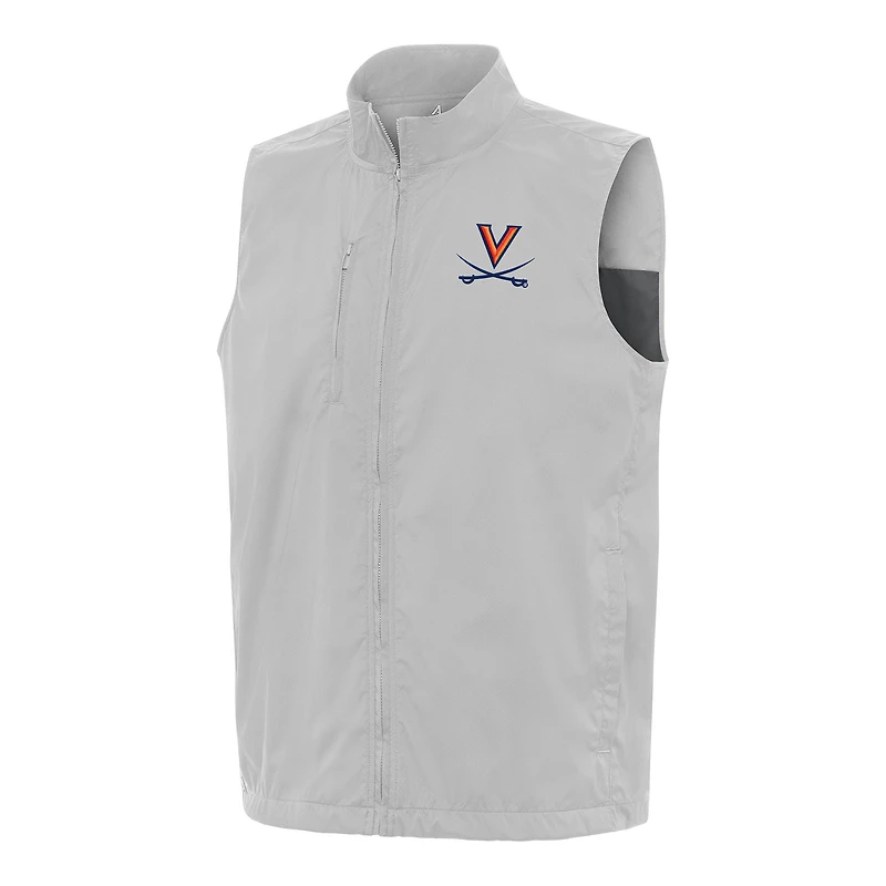 Men's Antigua Virginia Cavaliers Brisk Full-Zip Vest