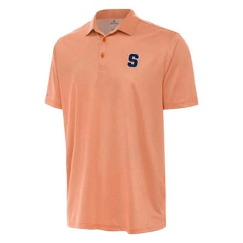 Men's Antigua Orange/White Syracuse Orange Rings Polo