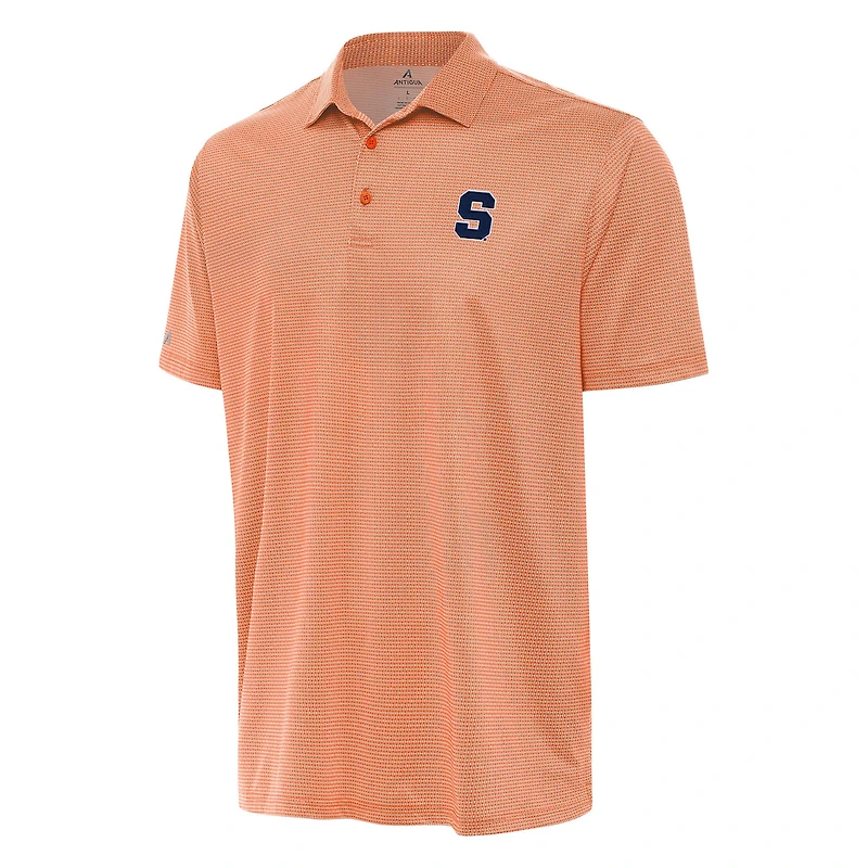 Men's Antigua Orange/White Syracuse Orange Rings Polo