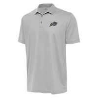 Men's Antigua Gray/White Navy Midshipmen Rings Polo