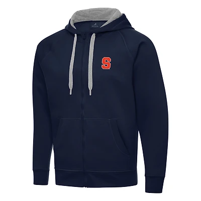 Men's Antigua Navy Syracuse Orange Big & Tall Victory Full-Zip Hoodie Jacket
