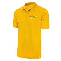 Men's Antigua  Gold George Mason Patriots Legacy Pique Polo