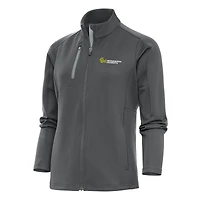 Women's Antigua Pewter George Mason Patriots Generation Full-Zip Jacket