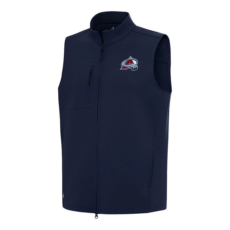 Men's Antigua Navy Colorado Avalanche Demand Full-Zip Vest
