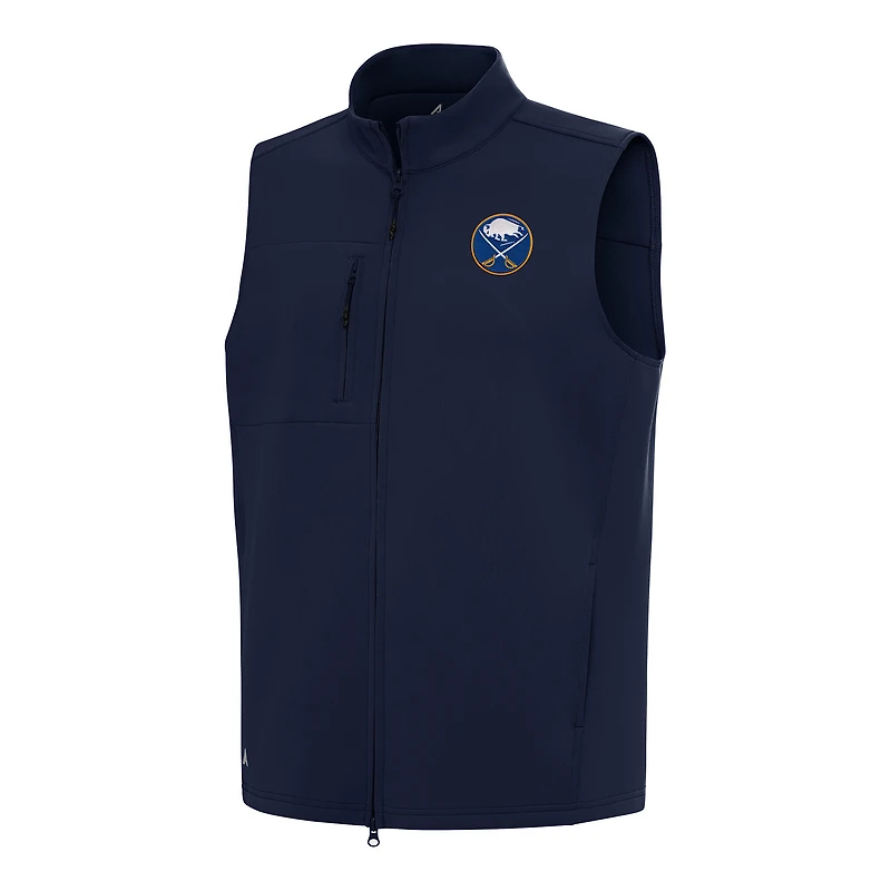 Men's Antigua Navy Buffalo Sabres Demand Full-Zip Vest