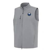 Men's Antigua Gray Buffalo Sabres Demand Full-Zip Vest