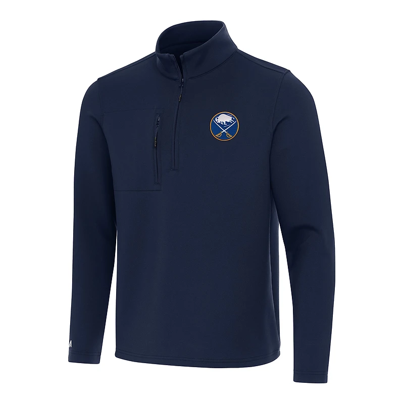 Men's Antigua  Navy Buffalo Sabres Insider Quarter-Zip Top