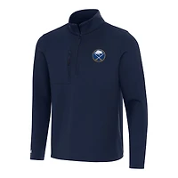 Men's Antigua  Navy Buffalo Sabres Insider Quarter-Zip Top