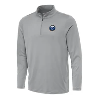 Men's Antigua Gray Buffalo Sabres Reprocess Quarter-Zip Top