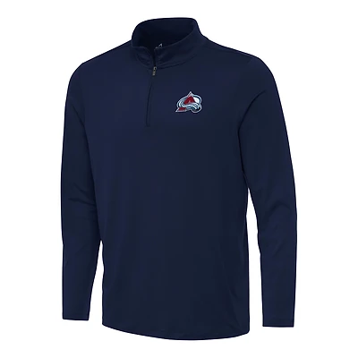 Men's Antigua Navy Colorado Avalanche Reprocess Quarter-Zip Top