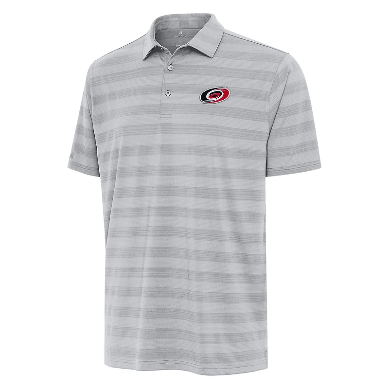 Men's Antigua Gray Carolina Hurricanes Big & Tall Tunnel Polo